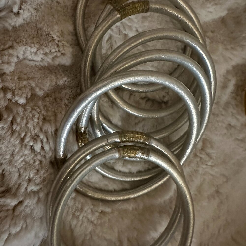 Budha Girl silver bracelets - medium